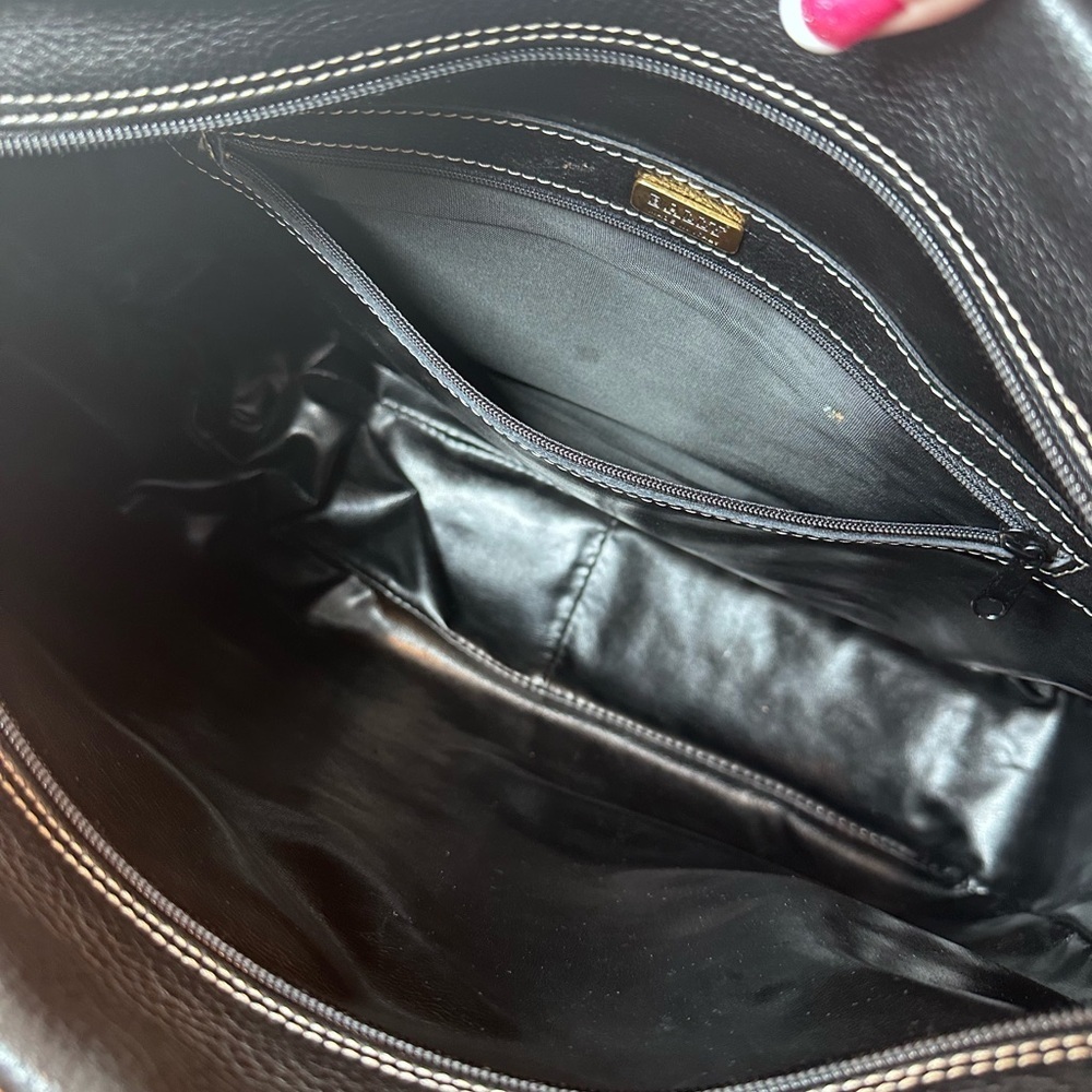 Bally Black and Red Shoulder Bag - Picture 6 of 14